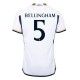 Real Madrid Bellingham 5 Matchtröja Hemma 2023-2024