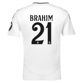 Real Madrid Brahim 21 Matchtröja Hemma 2024-2025