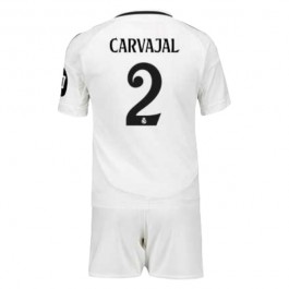 Real Madrid Carvajal 2 Matchtröja Barn Hemma 2024-2025