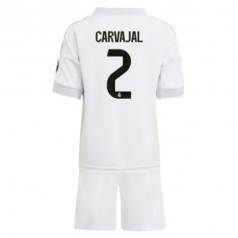 Real Madrid Carvajal 2 Matchtröja Barn Hemma 2025-2026
