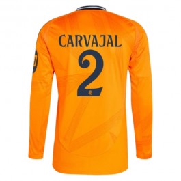Real Madrid Carvajal 2 Matchtröja Borta 2024-2025 Långärmad