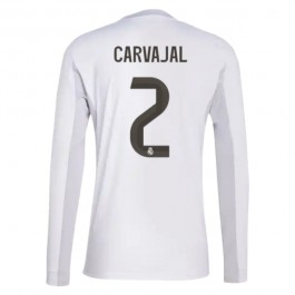 Real Madrid Carvajal 2 Matchtröja Hemma 2025-2026 Långärmad