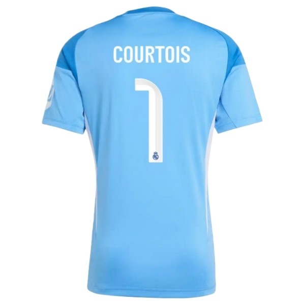 Real Madrid Courtois 1 Målvakt Matchtröja Hemma 2025-2026 Fotbollsställ Real Madrid Courtois 1 Målvakt Matchtröja Hemma 2025-2026 Fotbollsställ