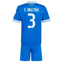 Real Madrid E.Militão 3 Matchtröja Barn Tredje 2025-2026