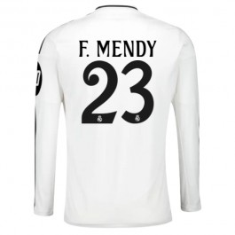 Real Madrid F.Mendy 23 Matchtröja Hemma 2024-2025 Långärmad