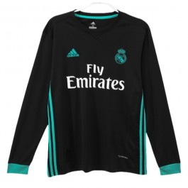 Real Madrid Matchtröja Borta Retro 2017-2018 Långärmad