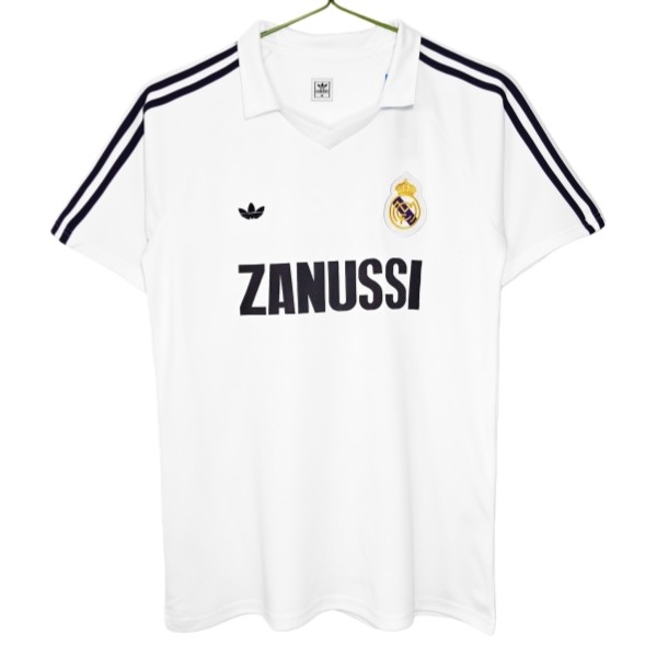 Real Madrid Matchtröja Hemma Retro 1984-1985 Fotbollsställ Real Madrid Matchtröja Hemma Retro 1984-1985 Fotbollsställ
