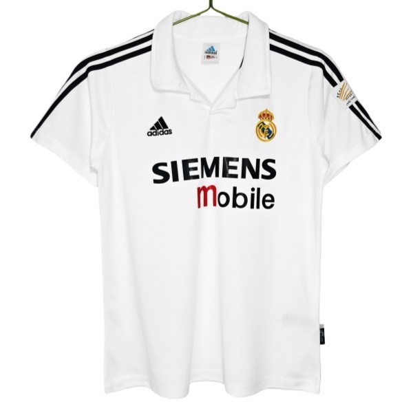 Real Madrid Matchtröja Hemma Retro 2002-2003 Fotbollsställ Real Madrid Matchtröja Hemma Retro 2002-2003 Fotbollsställ