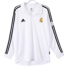Real Madrid Matchtröja Hemma Retro 2002-2003 Långärmad