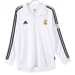 Real Madrid Matchtröja Hemma Retro 2002-2003 Långärmad
