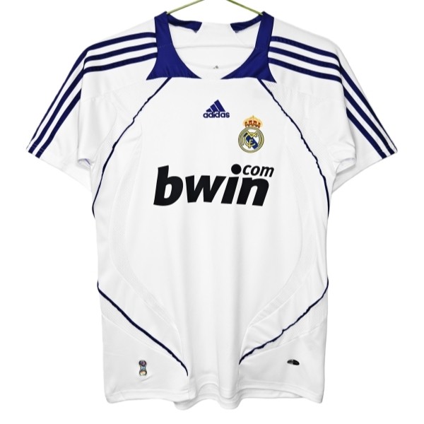 Real Madrid Matchtröja Hemma Retro 2007-2008 Fotbollsställ Real Madrid Matchtröja Hemma Retro 2007-2008 Fotbollsställ
