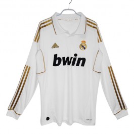 Real Madrid Matchtröja Hemma Retro 2011-2012 - Långärmad