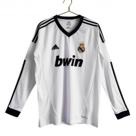 Real Madrid Matchtröja Hemma Retro 2012-2013 - Långärmad