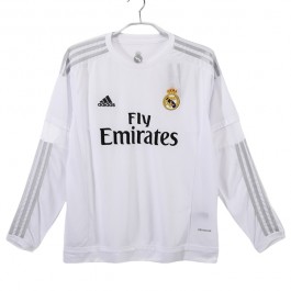 Real Madrid Matchtröja Hemma Retro 2015-2016 Långärmad