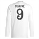 Real Madrid Mbappé 9 Matchtröja Hemma 2024-2025 Långärmad
