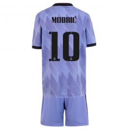Real Madrid Modrić 10 Matchtröja Barn Borta 2022-2023