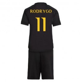 Real Madrid Rodrygo 11 Matchtröja Barn Tredje 2023-2024