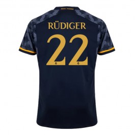 Real Madrid Rudiger 22 Matchtröja Borta 2023-2024