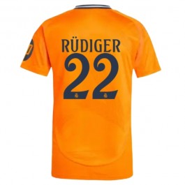 Real Madrid Rüdiger 22 Matchtröja Borta 2024-2025