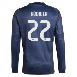 Real Madrid Rüdiger 22 Matchtröja Borta 2025-2026 Långärmad