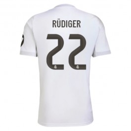 Real Madrid Rüdiger 22 Matchtröja Hemma 2025-2026