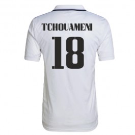 Real Madrid Tchouameni 18 Matchtröja Hemma 2022-2023