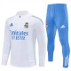 Real Madrid Träningsoverall 2025-26 - 1-4 Zip Vit Blå