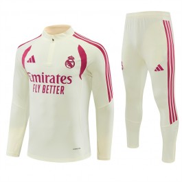Real Madrid Träningsoverall 2026-27 - 1-4 Zip Beige Real Madrid Träningsoverall 2026-27 - 1-4 Zip Beige
