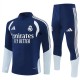Real Madrid Träningsoverall 2026-27 - 1-4 Zip Blå