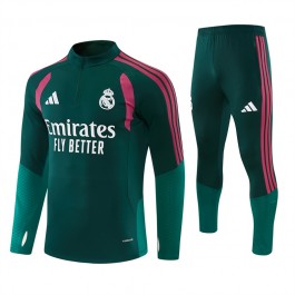 Real Madrid Träningsoverall 2026-27 - 1-4 Zip Grön Röd Real Madrid Träningsoverall 2026-27 - 1-4 Zip Grön Röd