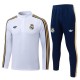 Real Madrid Träningsoverall Barn 2026-27 - 1-4 Zip Vit