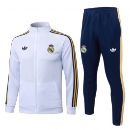 Real Madrid Träningsoverall(Jacka+Byxor) Barn 2026-27 - Vit