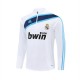 Real Madrid Träningströja 2005-06 - 1-4 Zip Retro Vit