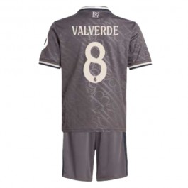 Real Madrid Valverde 8 Matchtröja Barn Tredje 2024-2025