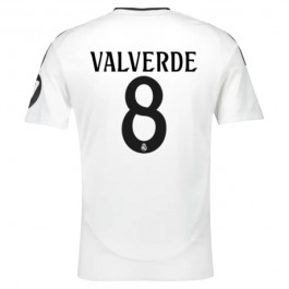 Real Madrid Valverde 8 Matchtröja Hemma 2024-2025