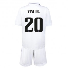 Real Madrid Vini Jr. 20 Matchtröja Barn Hemma 2022-2023