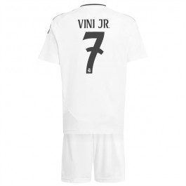 Real Madrid Vini Jr. 7 Matchtröja Barn Hemma 2024-2025