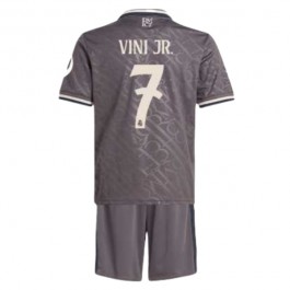 Real Madrid Vini Jr. 7 Matchtröja Barn Tredje 2024-2025