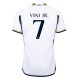 Real Madrid Vini Jr. 7 Matchtröja Hemma 2023-2024
