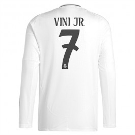 Real Madrid Vini Jr. 7 Matchtröja Hemma 2024-2025 Långärmad