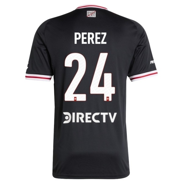 River Plate Perez 24 Matchtröja Borta 2025-2026 Fotbollsställ River Plate Perez 24 Matchtröja Borta 2025-2026 Fotbollsställ