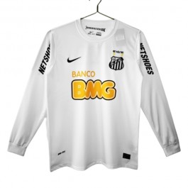 Santos FC Matchtröja Hemma Retro 2012-2013 Långärmad