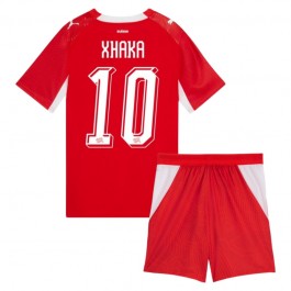 Schweiz Xhaka 10 Hemmaställ VM 2026 Barn