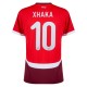 Schweiz Xhaka 10 Matchtröja Hemma Euro 2024