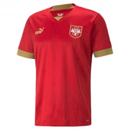 Serbien Matchtröja Hemma VM 2022