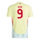 Spanien Gavi 9 Matchtröja Borta Euro 2024