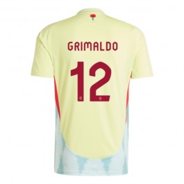 Spanien Grimaldo 12 Matchtröja Borta Euro 2024