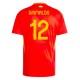 Spanien Grimaldo 12 Matchtröja Hemma Euro 2024