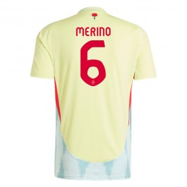 Spanien Merino 6 Matchtröja Borta Euro 2024