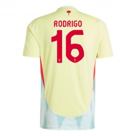 Spanien Rodrigo 16 Matchtröja Borta Euro 2024